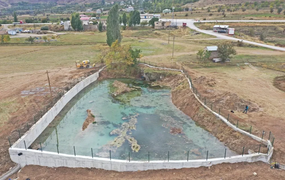 Doğal yapısı korunan gölet bölgede bir ilk oldu