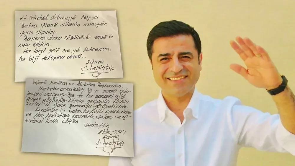 Demirtaş’tan Van halkına ve Eşbaşkanlara mesaj