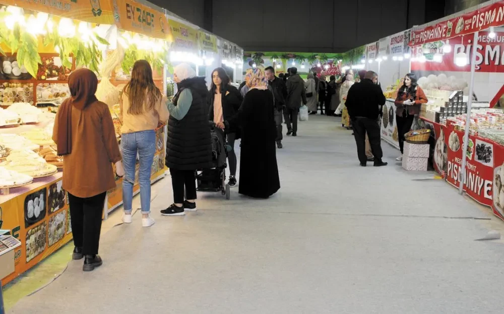 Yöresel ürünler fuarına yoğun ilgi