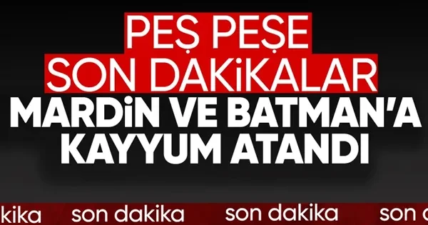 Batman ve Mardin