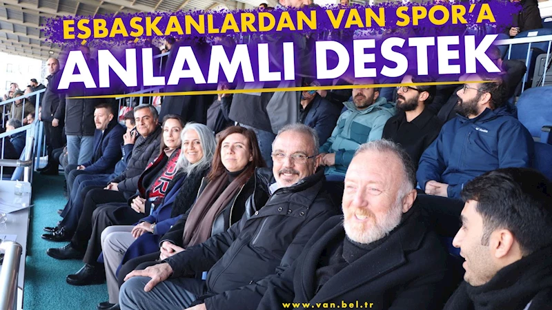 Eşbaşkanlardan Van Spor’a anlamlı destek